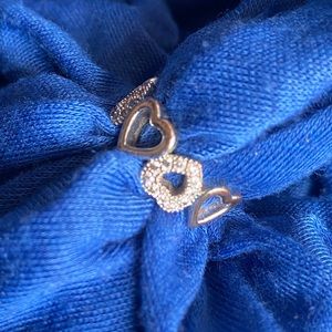 Silver Heart Ring. 🤍